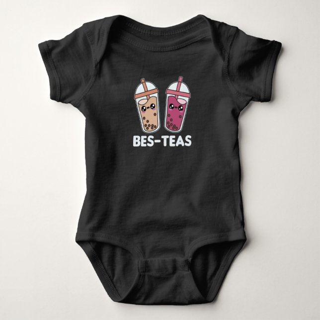Best-Teas - Bubble Tea Kawaii Boba Tea Love Baby Bodysuit (Front)