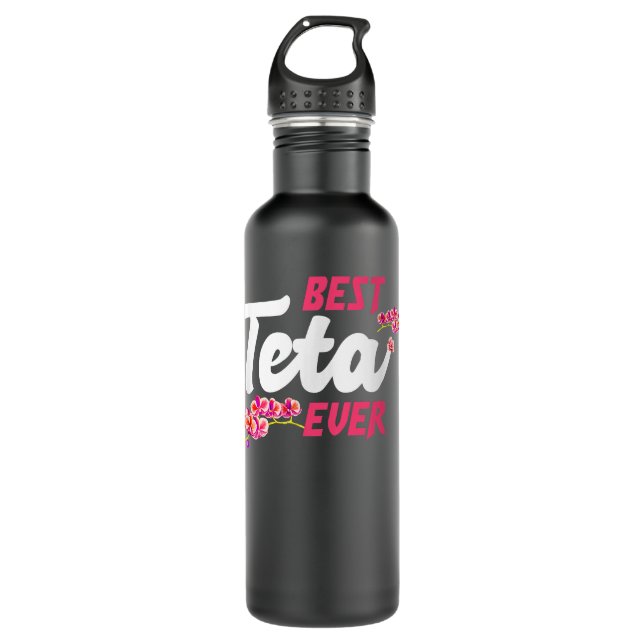 Best Teta Ever - Slovak, Slovenian Aunt Gifts  710 Ml Water Bottle (Front)