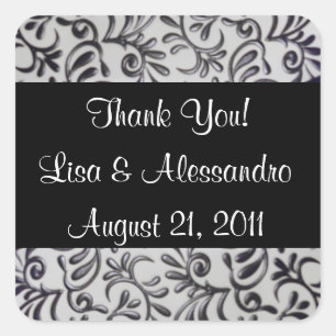 Best Thank You Favour Tags Name and Date