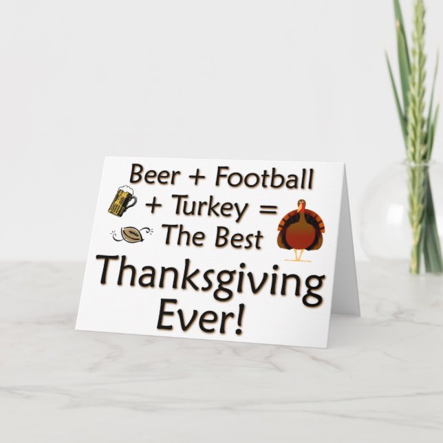 Best Thanksgiving Ever Holiday Card (Front)