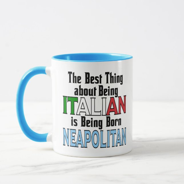 Best Thing about Being Italian  Mug (Left)