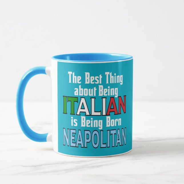 Best Thing about Being Italian  Mug (Left)