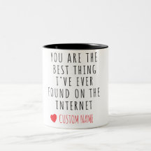 Best Thing I Found Online – Custom Name Mug