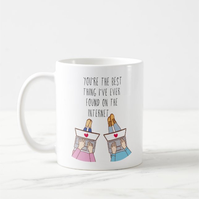 Best Thing on the Internet | Online Dating Coffee Mug (Left)