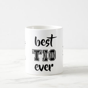 Best Tio Ever Personalised Baseball Theme Coffee Mug