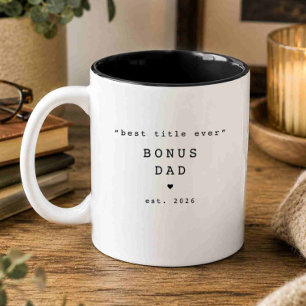 Best Title Ever Bonus Dad Custom Mug