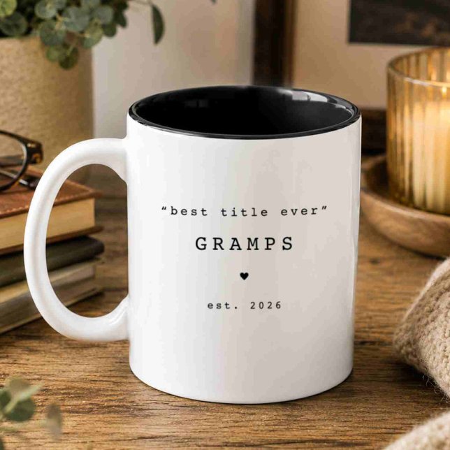 Best Title Ever Gramps Custom Mug (Creator Uploaded)