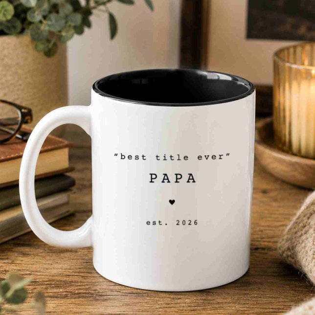 Best Title Ever Papa Custom Mug (Creator Uploaded)