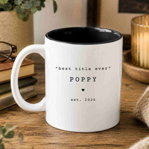 Best Title Ever Poppy Custom Mug