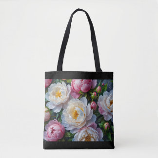 Best Tote Bag For Women, With Peonies