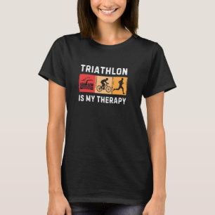 Best Triathlon Art For Men Women Triathlete Sport T-Shirt