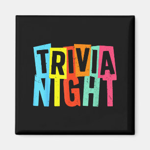 Best Trivia Night Art For Men Women Trivia Host Tr Magnet