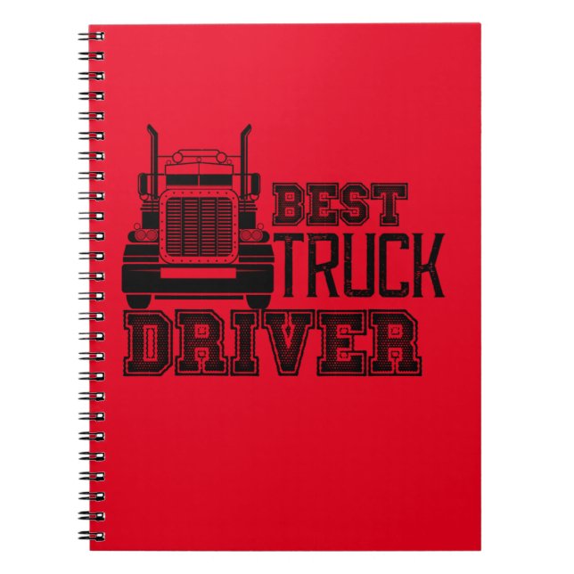 Best truck driver notebook (Front)
