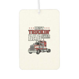 Best Truckin Dad Ever Vintage Truck Shirt Design_1 Car Air Freshener