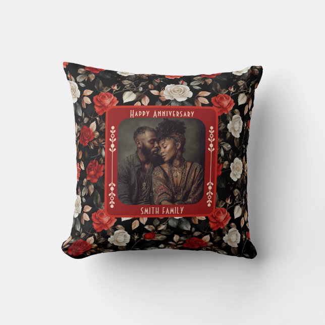 Best True Love 15Th Anniversary Throw Pillow  (Front)