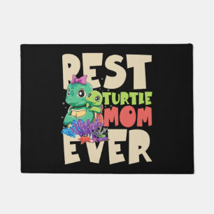 Best Turtle Mum Ever Mother Turtle Lovers Doormat