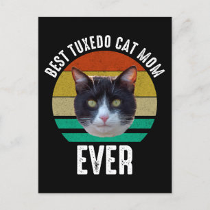 Best Tuxedo Cat Mum Ever Postcard