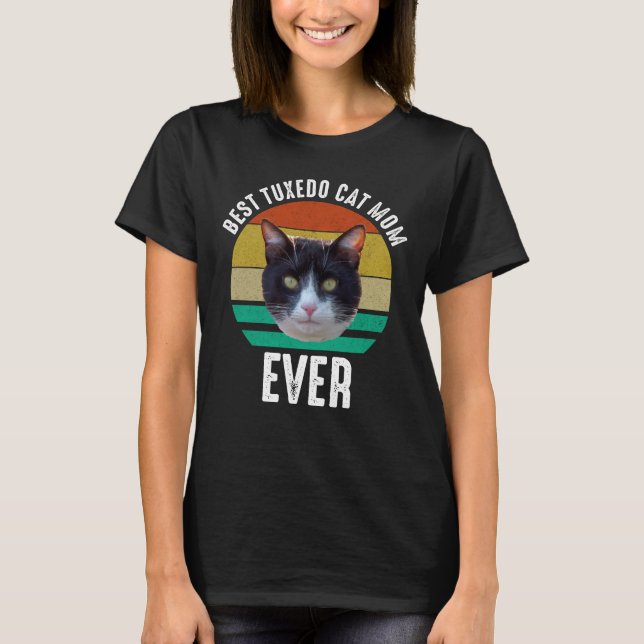 Best Tuxedo Cat Mum Ever T-Shirt (Front)