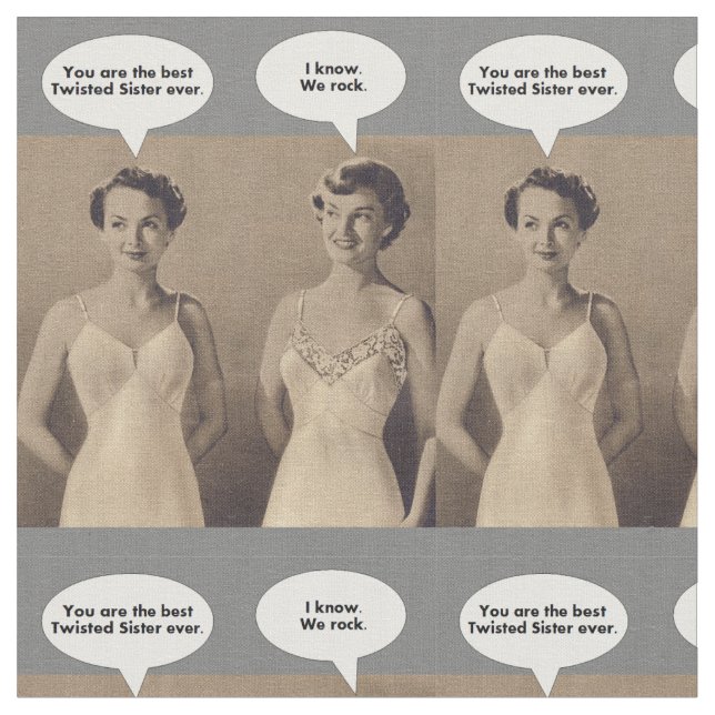 Best Twisted Sister Fabric (Close Up)