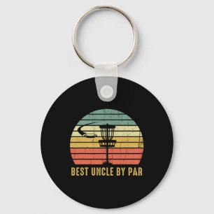 Best Uncle By Par Funny Disc Golf Gift For Men  Key Ring