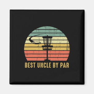 Best Uncle By Par Funny Disc Golf Gift For Men  Magnet