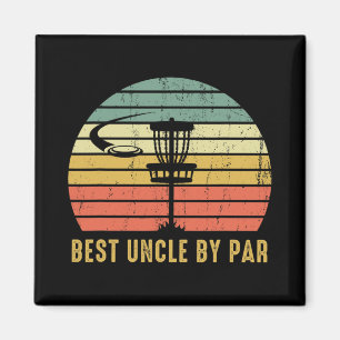 Best Uncle By Par Funny Disc Golf Gift For Men Magnet