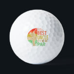 Best UNCLE By Par Golf Golfer Balls<br><div class="desc">Best UNCLE By Par Golf Golfer</div>