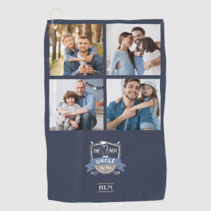 Best Uncle By Par Personalised Photos Golf Towel