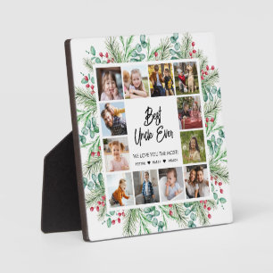 Best Uncle Ever 12 Photo Christmas Plaque