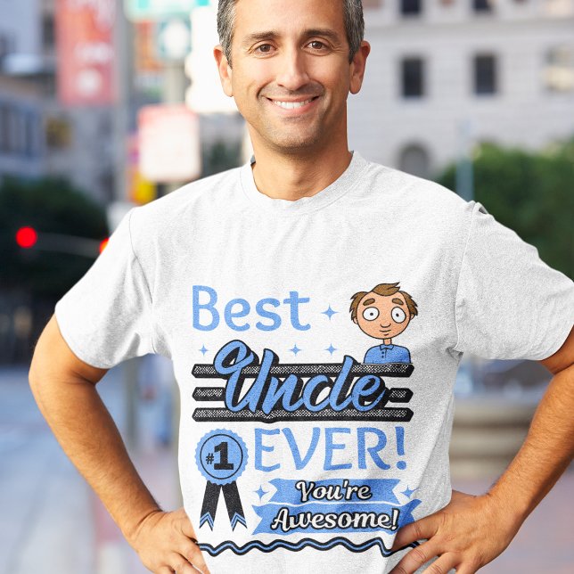 Best Uncle Ever #1 You're Awesome Uncle Men's  T-Shirt (Creator Uploaded)