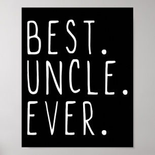 Best Uncle Ever Family Cool Poster