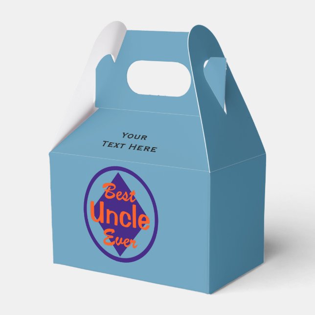 Best Uncle Ever Favour Box (Front Side)