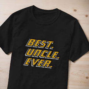Best Uncle Ever Modern Racing T-Shirt