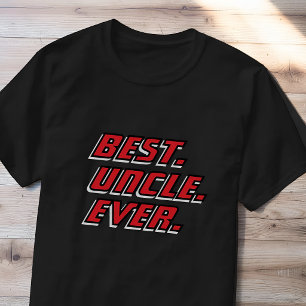 Best Uncle Ever Modern Racing T-Shirt