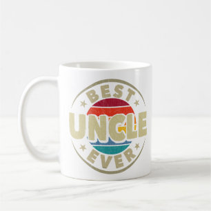 Best Uncle Ever Retro Vintage Uncle Fathers Day Coffee Mug