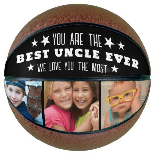 Best Uncle Ever We Love You 3 Photo Collage Basketball