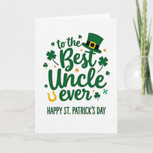 Best Uncle St Patricks Day Card
