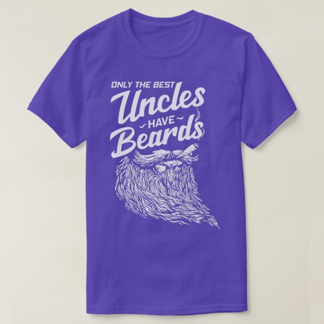 Best Uncles Have Beards design Uncle design Beard  T-Shirt (Design Front)