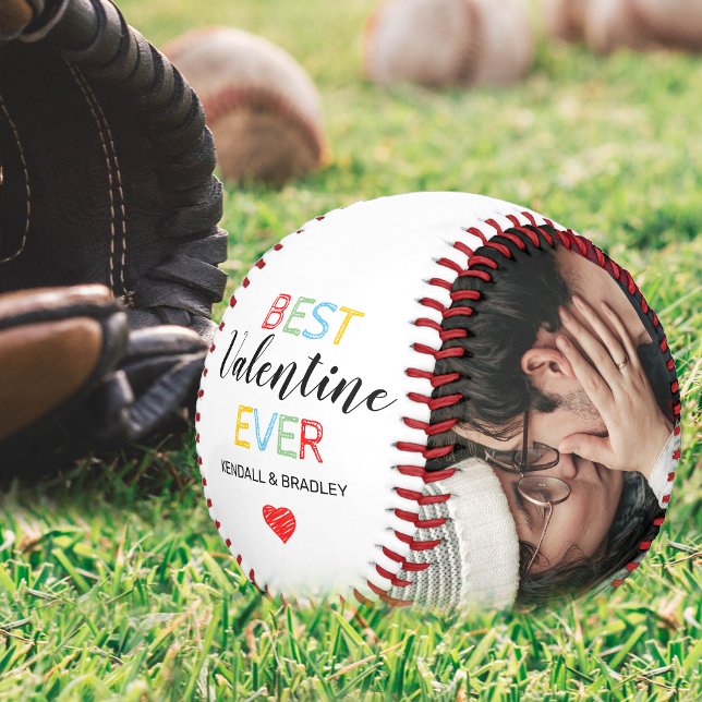 Best Valentine Ever Photo Baseball (Creator Uploaded)