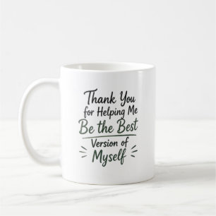 Best Version of Myself Personalised Coffee Mug