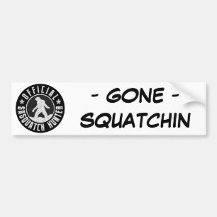 Best Version - OFFICIAL Sasquatch Hunter Design Bumper Sticker