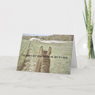 BEST VIEW Greeting Card