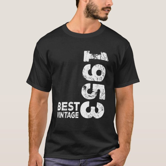 Best Vintage 1953 Birthday T-Shirt (Front)