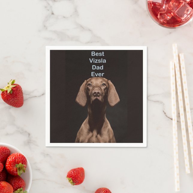 Best Vizsla Dad Ever Napkin (Insitu)