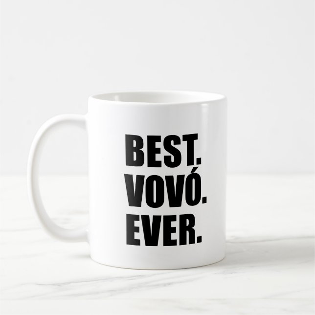 Best Vovo Ever Portuguese Grandma Mug (Left)