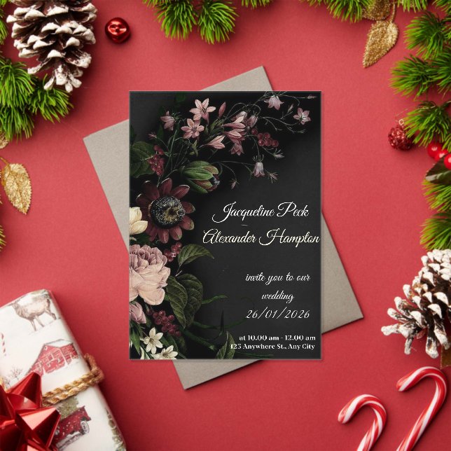 best wedding purple card acrylic invitations (Insitu (Holiday))