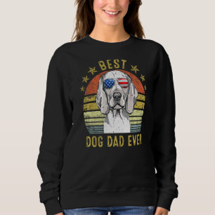 Best Weimaraner Dad Ever Vintage Dog Sweatshirt