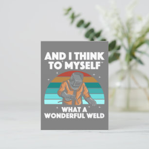 Best Welding Art Men Women Arc Welder Pipeliner Ir Postcard