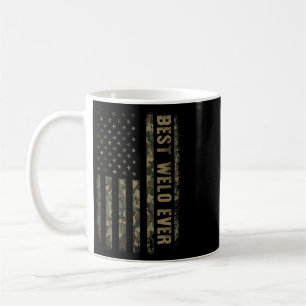 Best Welo Ever Camouflage American Flag Father's D Coffee Mug
