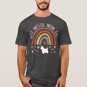 Best Westie Mum Ever Rainbow Gifts For Westie Love T-Shirt